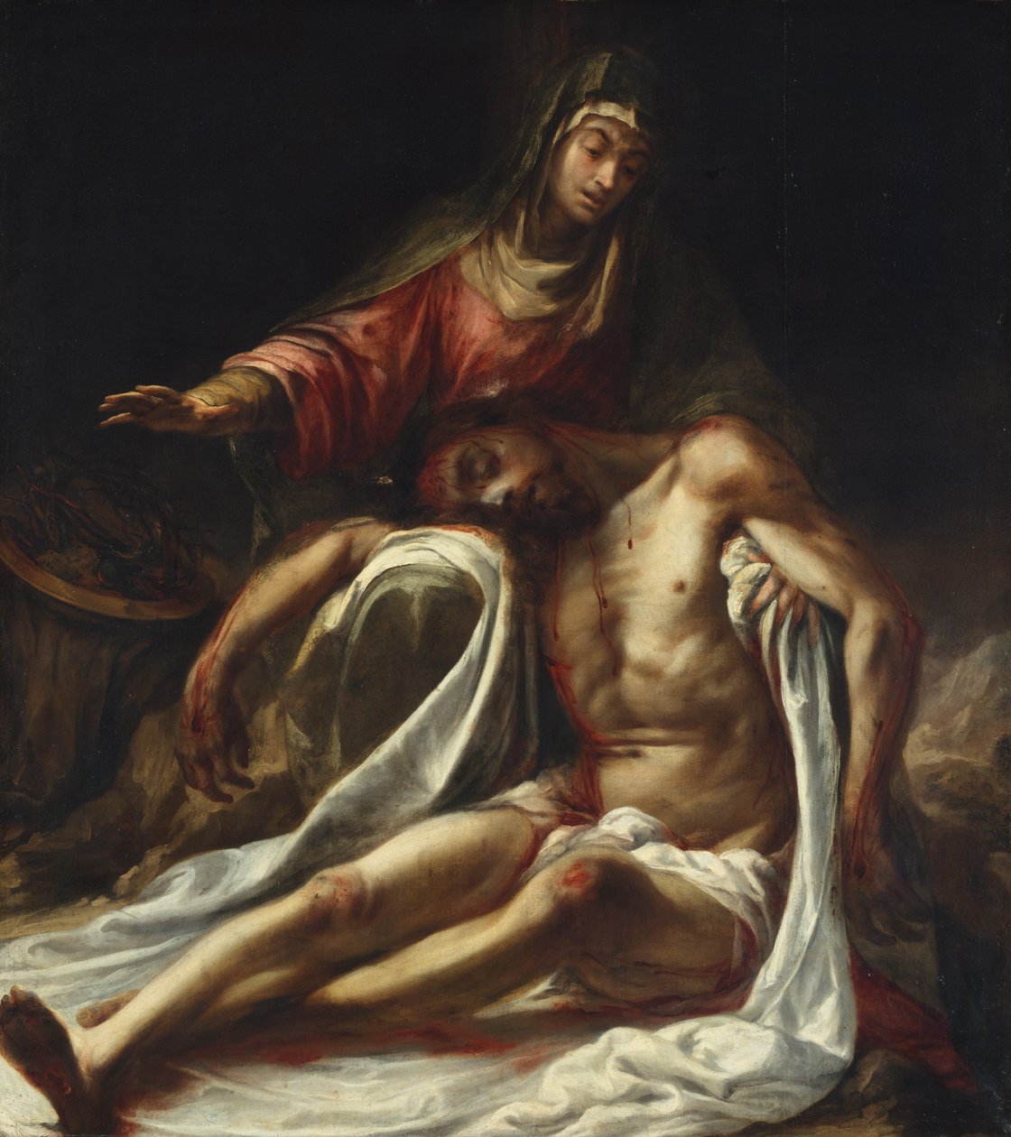 Pietà, n. 1657-60. tekijältä Juan de Valdes Leal