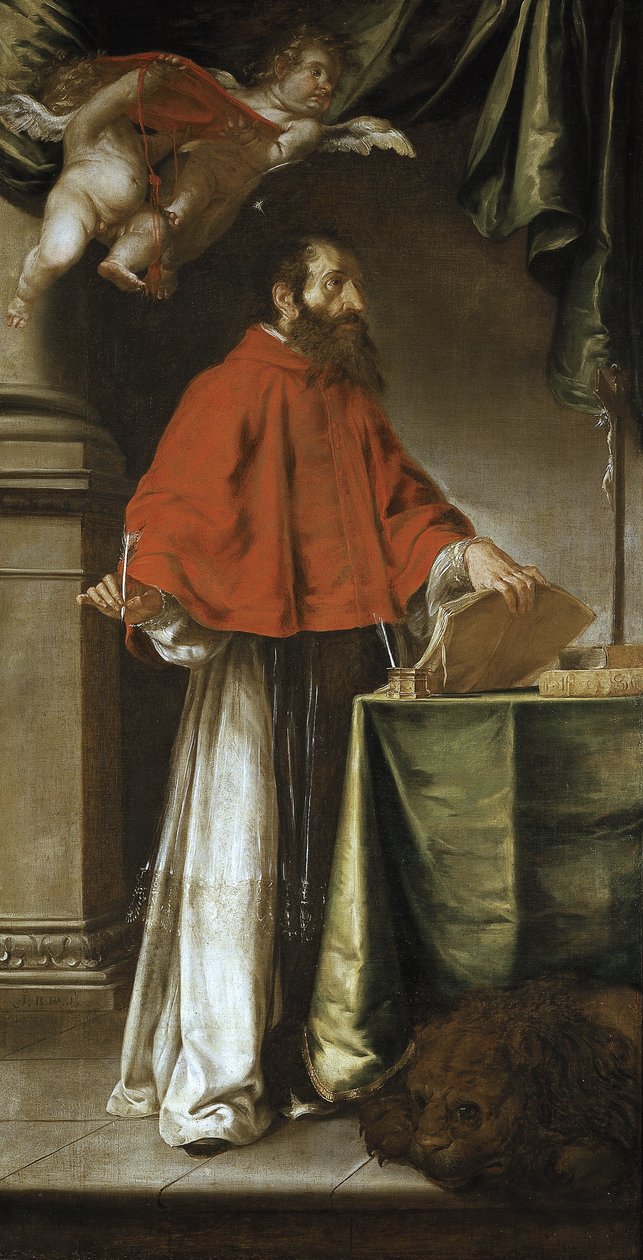 Espanja: San Jerónimo Saint Jerome tekijältä Juan de Valdes Leal