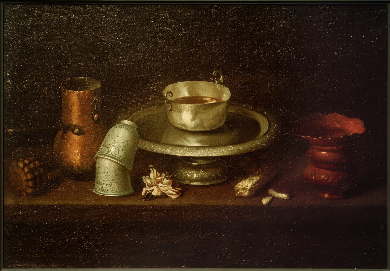 Stillleben mit Kakaotasse tekijältä Juan de Zurbaran