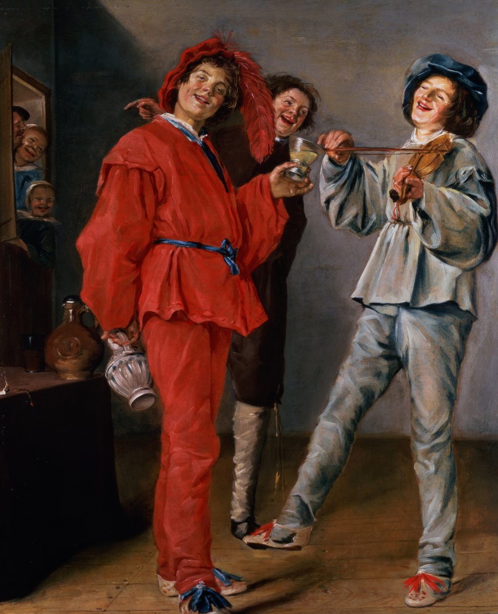 Kolme poikaa iloista, noin 1629 tekijältä Judith Leyster