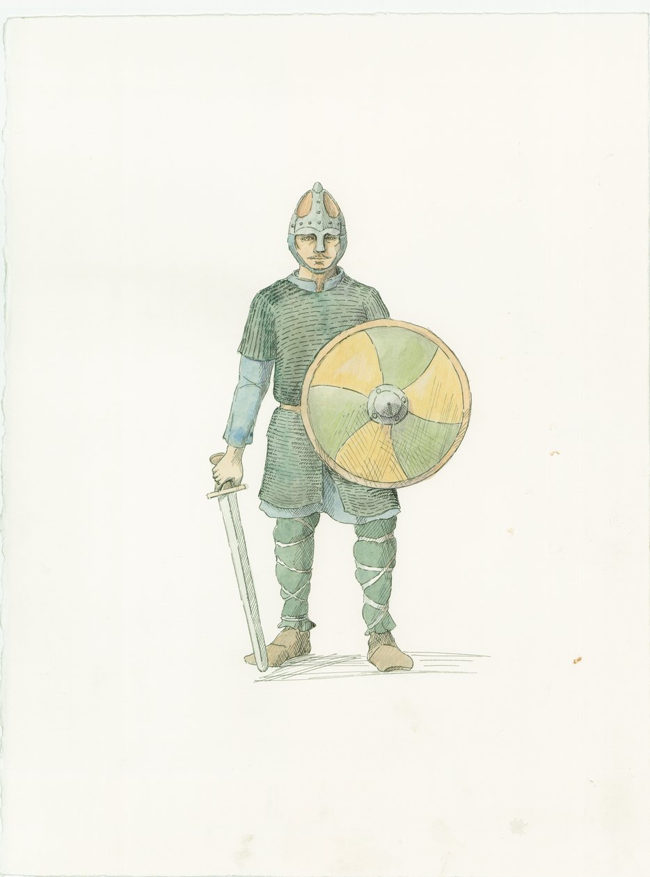 Saxon fyrdman, c1066 2015. tekijältä Judith Dobie