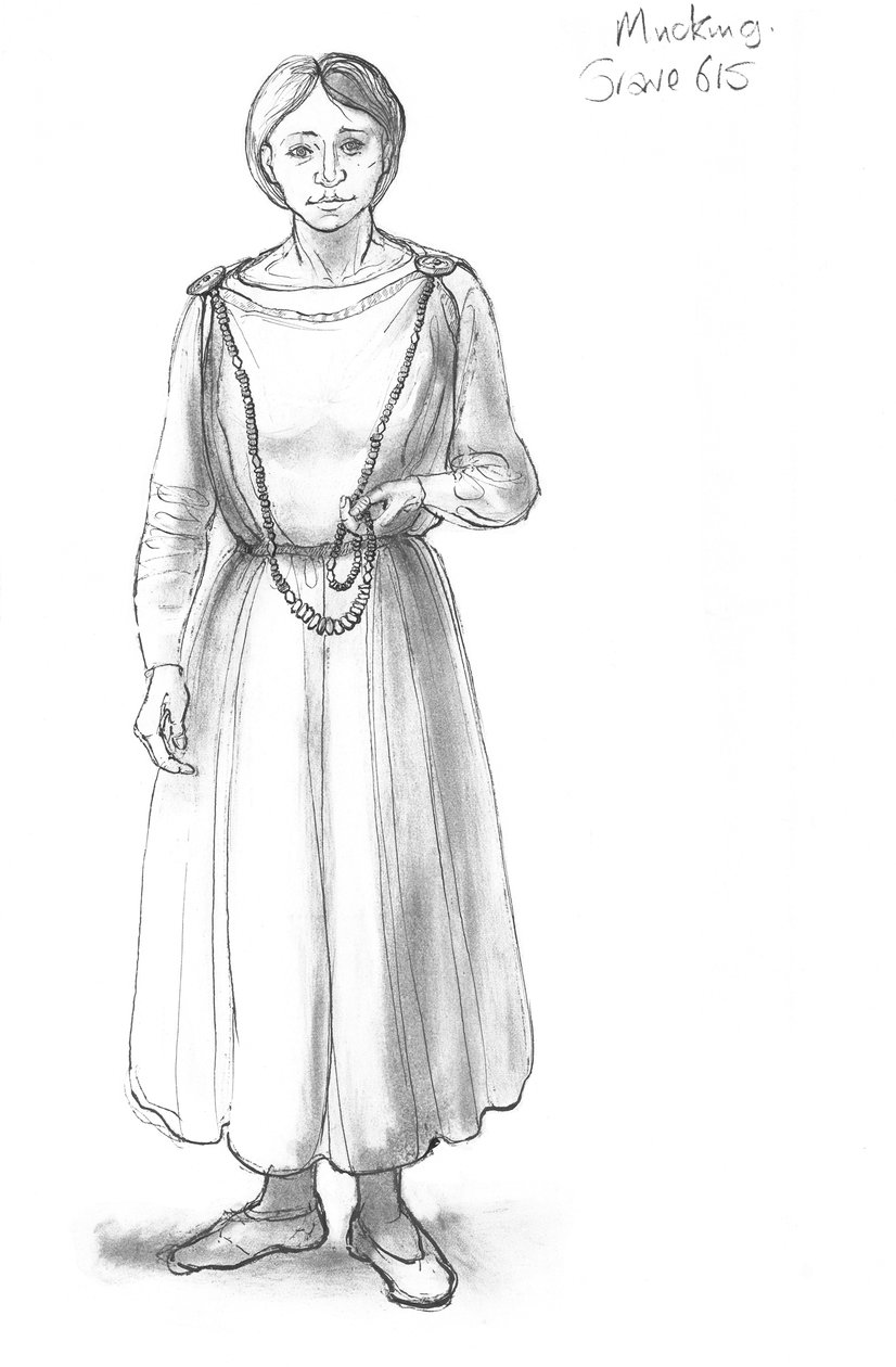 Anglosaksinen nainen, 5.–10. vuosisata, 1990–2010 tekijältä Judith Dobie