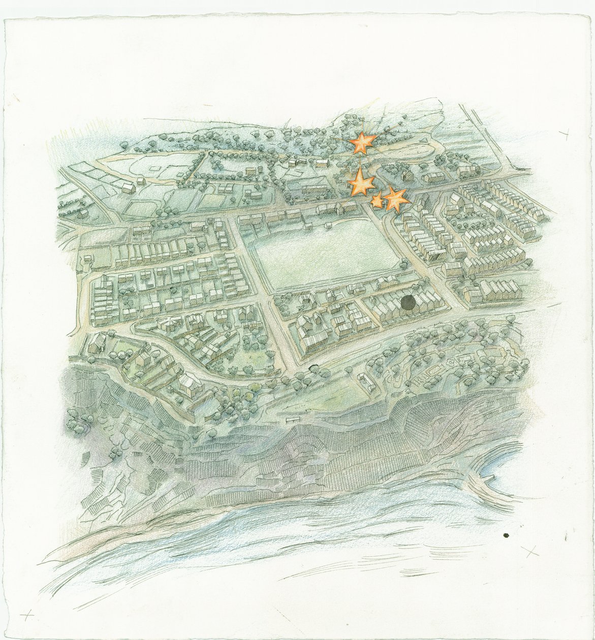 Saksan laivaston pommitukset Scarboroughiin, North Yorkshire, 1914 2014. tekijältä Judith Dobie