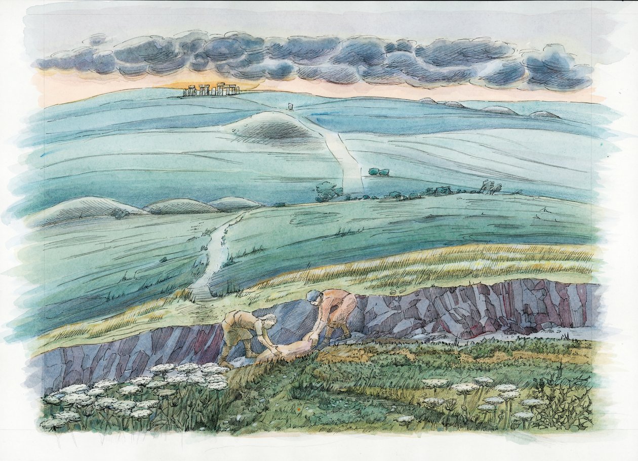 West Amesbury Farm, Stonehenge Road, West Amesbury, Wiltshire, 2016 (kuva). tekijältä Judith Dobie