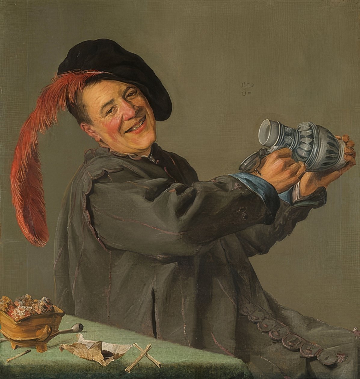 Onnellinen juoja. 1629 tekijältä Judith Leyster