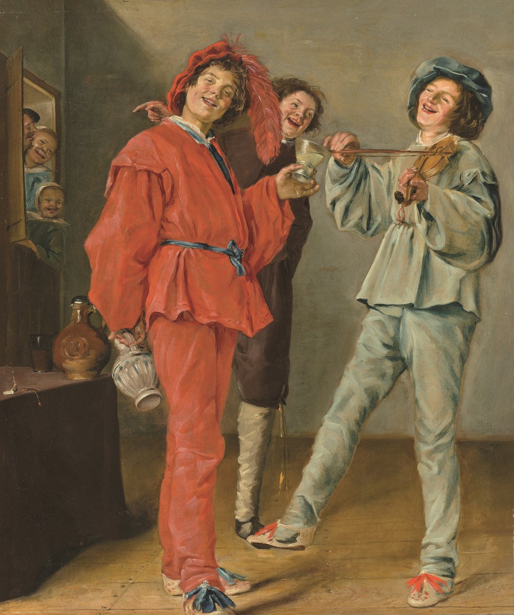 Merry Company (öljy kankaalle) tekijältä Judith Leyster