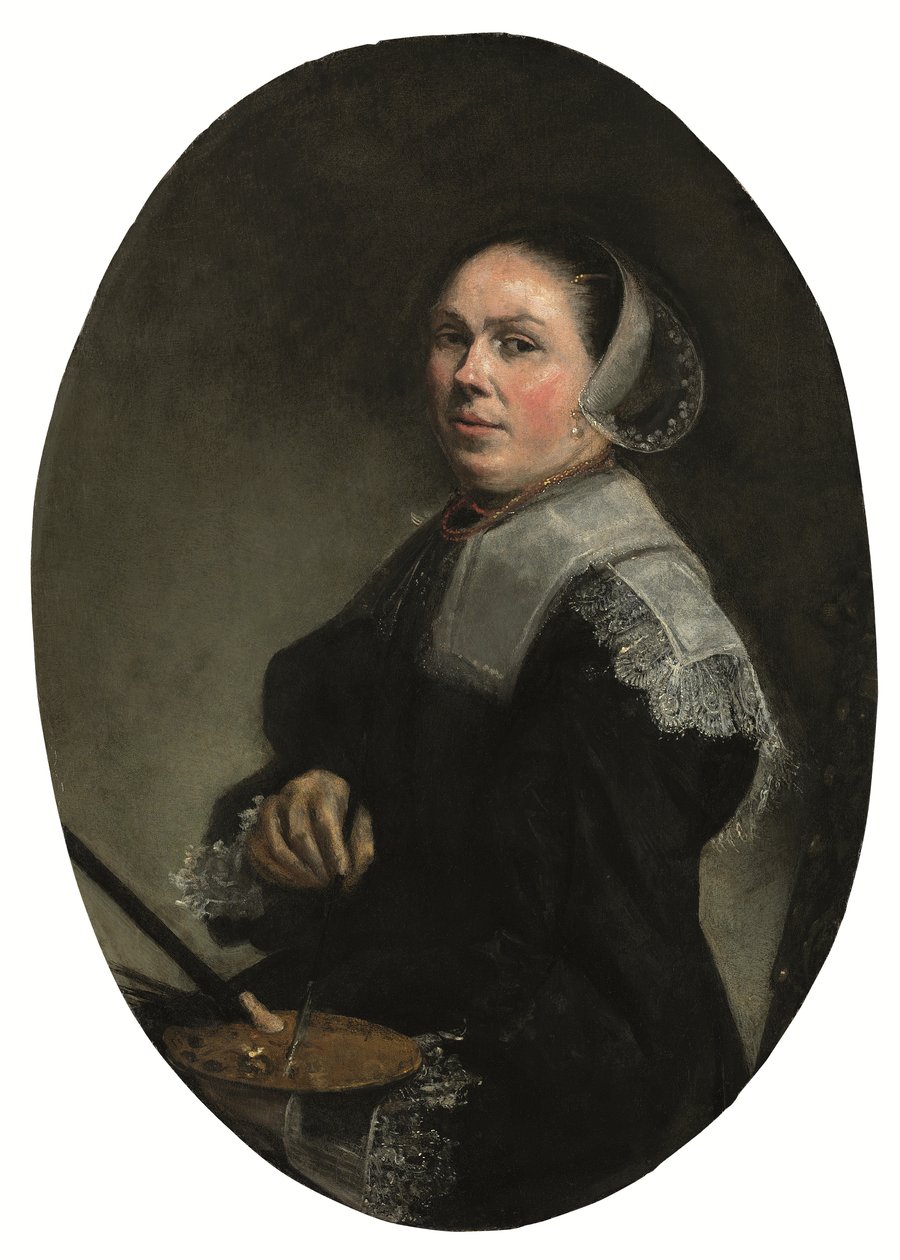 Taiteilijan muotokuva (öljy paneelissa) tekijältä Judith Leyster