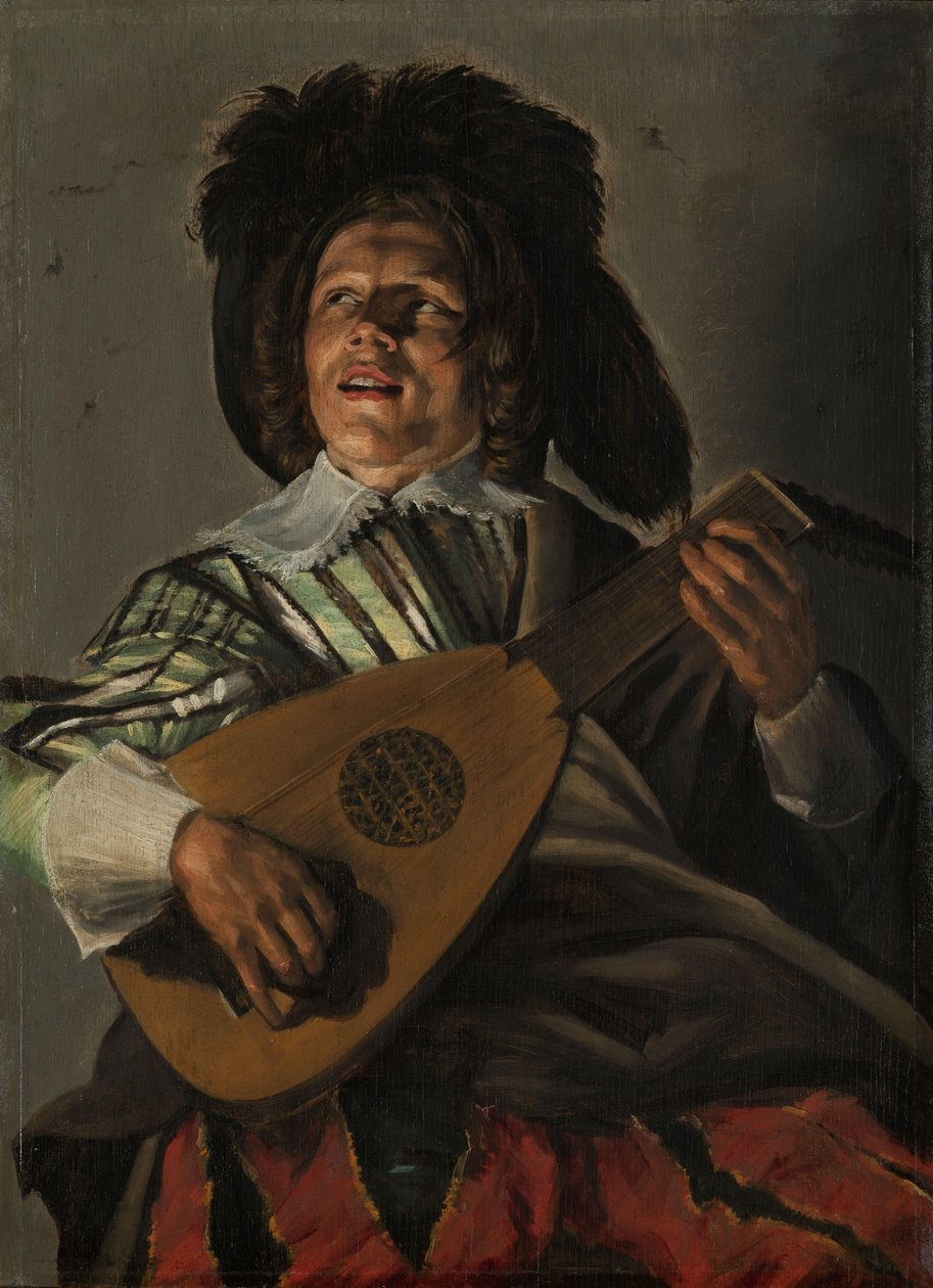 Serenade Luutosoittaja, joka tunnetaan nimellä "Serenade" tekijältä Judith Leyster