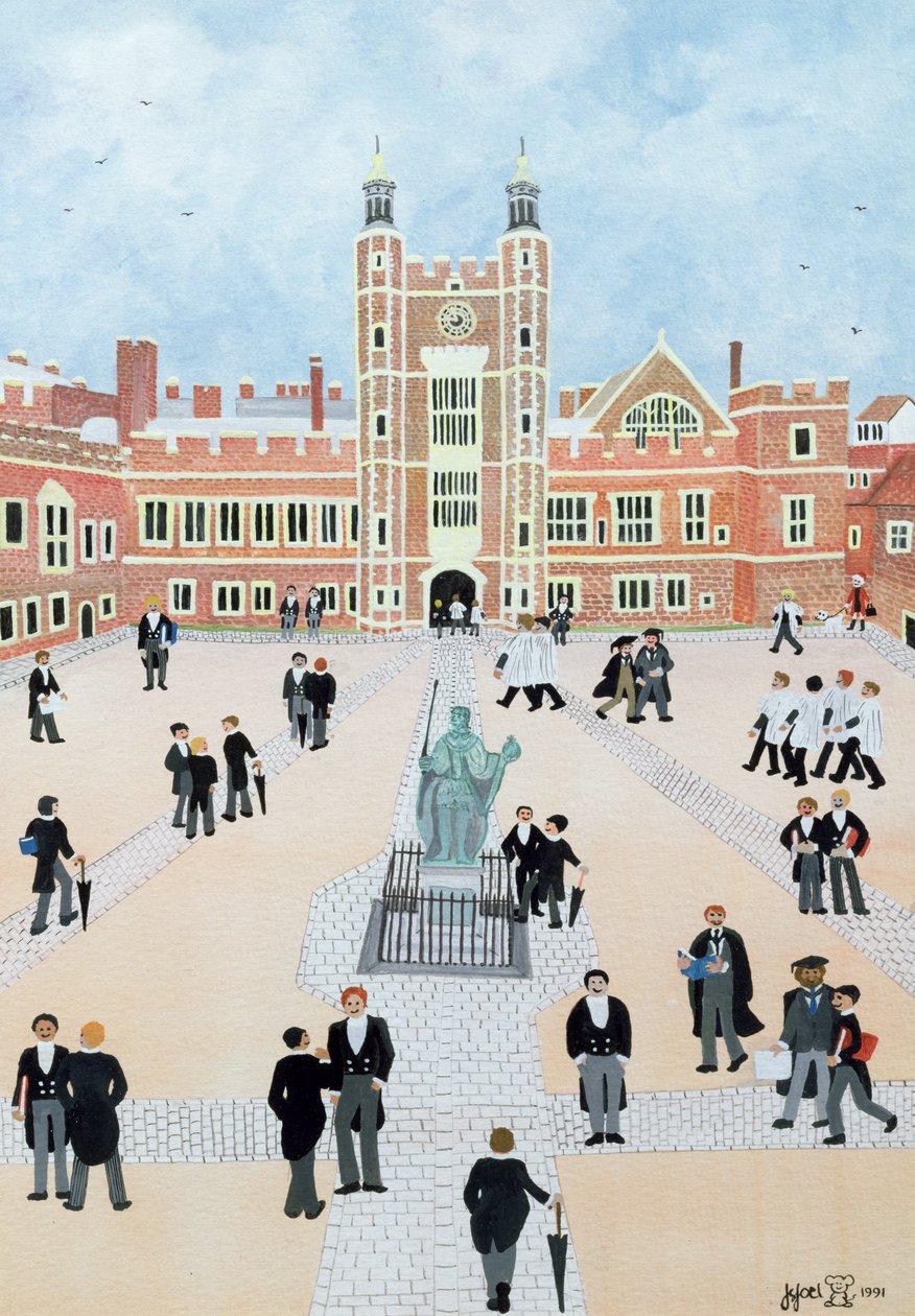Eton College School Yard, 1991 tekijältä Judy Joel