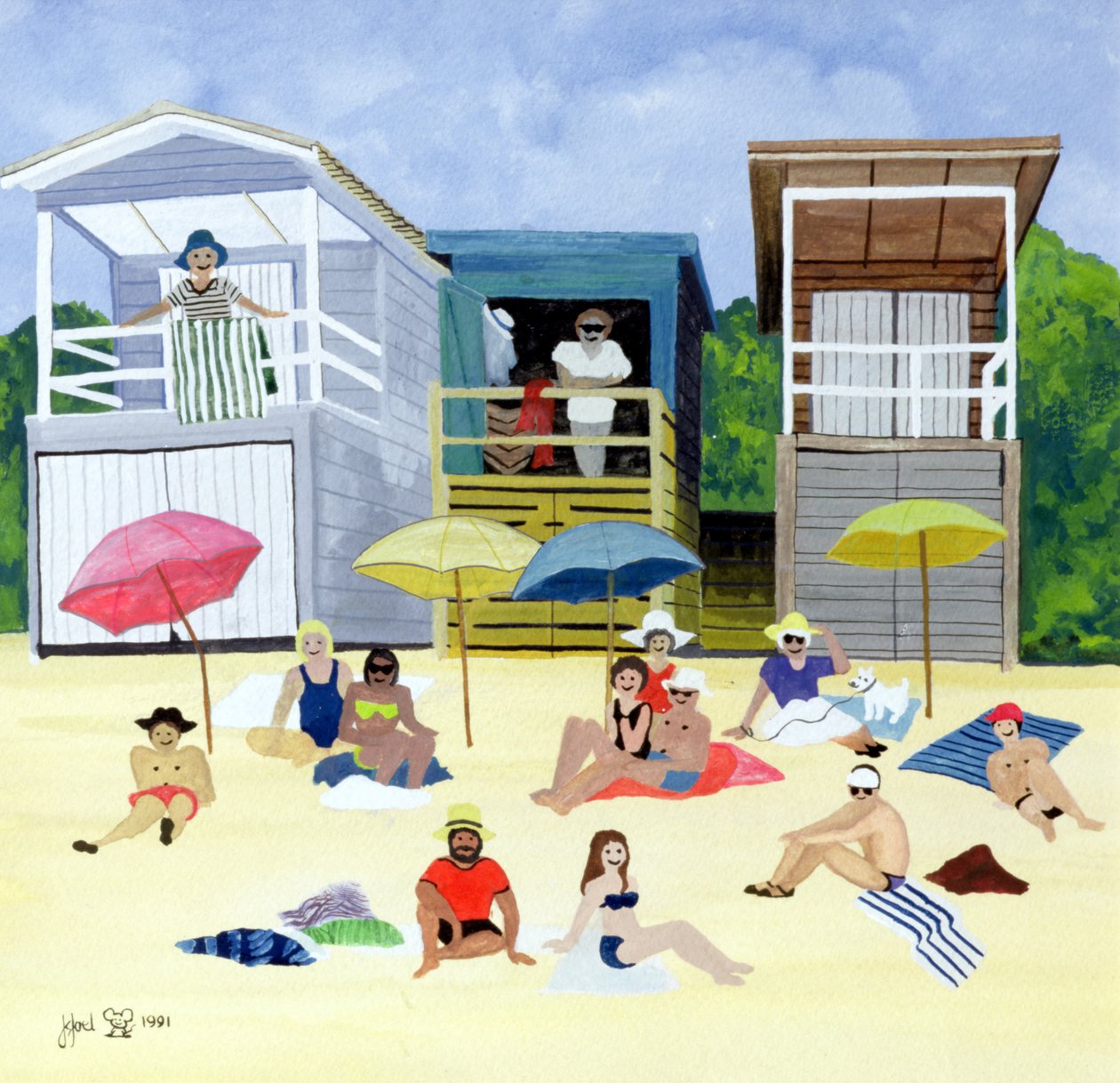 Beach Huts, 1991 tekijältä Judy Joel
