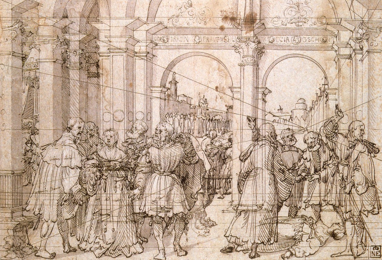 Lucretian itsemurha, 1500-luvun alku tekijältä Jörg Breu the Elder