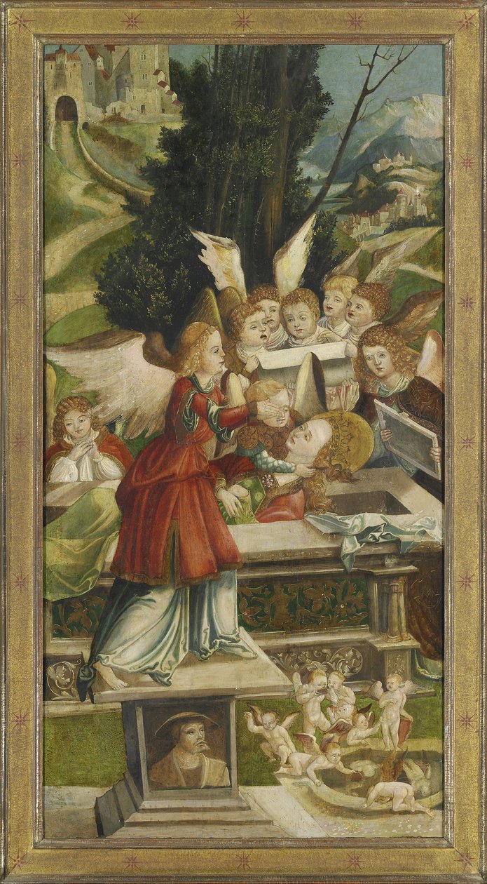 Hautaus. Pyhän Agathan alttarin siipi, 1523 tekijältä Jörg Greimold
