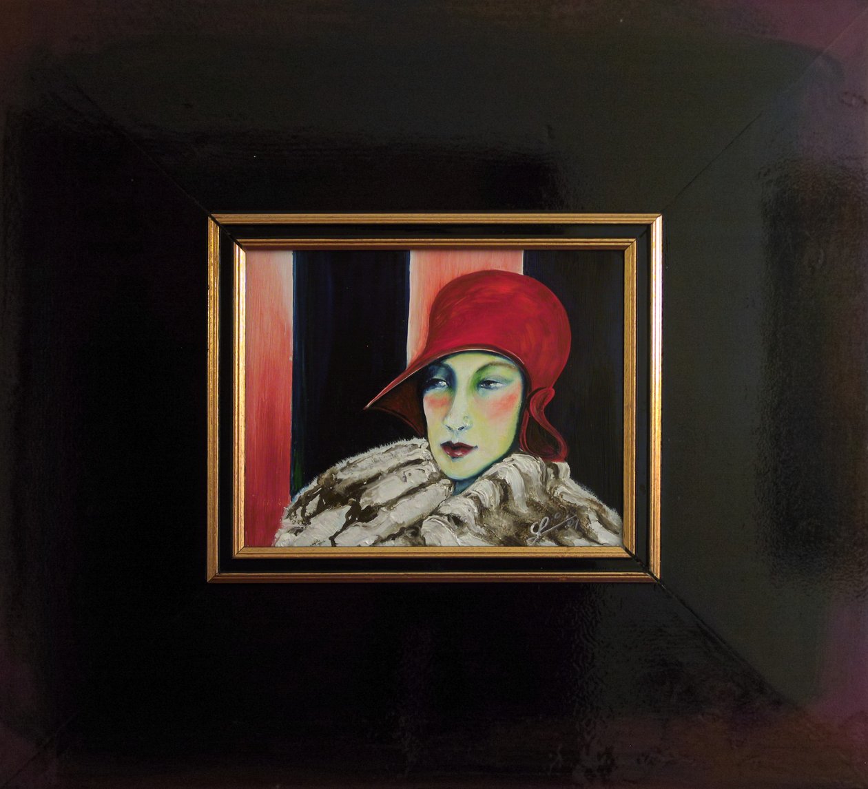 Belle Epoque VII -Dame mit roter Kappe II- tekijältä JuleSimo
