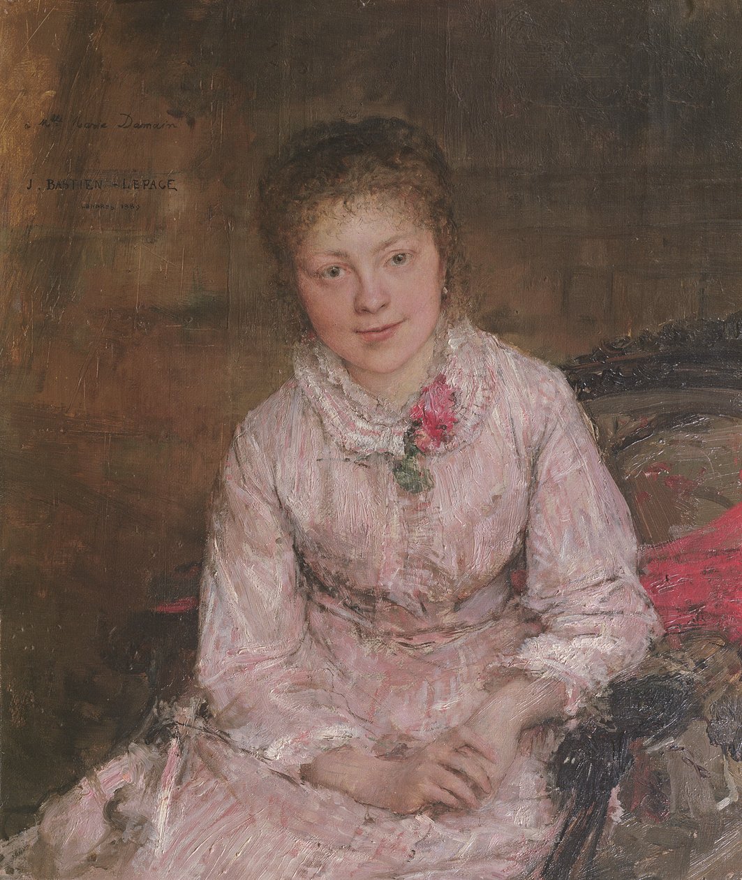 Nuoren naisen muotokuva tekijältä Jules Bastien Lepage