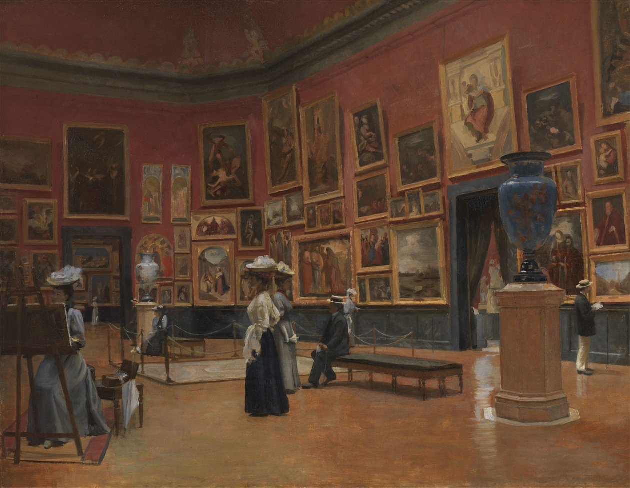 Grenoblen museon kävijät tekijältä Jules Bernard