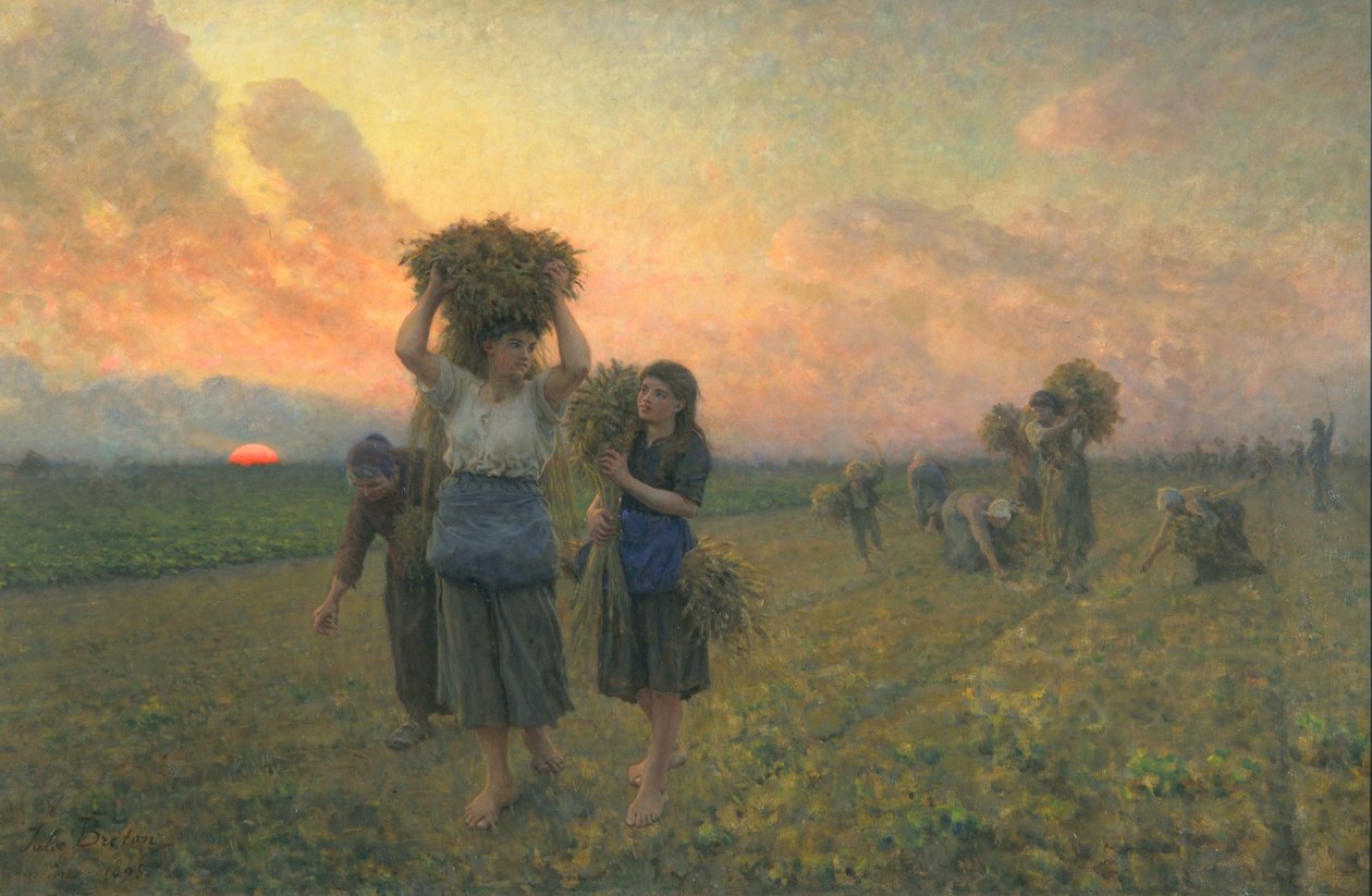 Viimeiset poiminnot, 1895 tekijältä Jules Breton