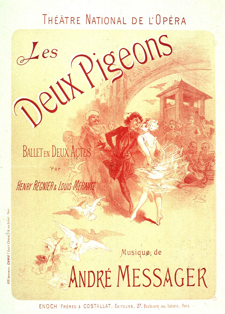 Les Deux Pigeons tekijältä Jules Cheret
