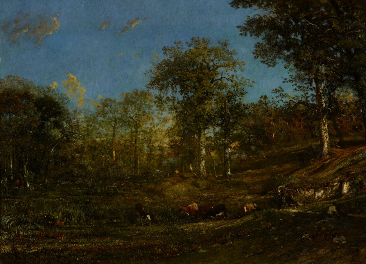 Näkymä Limousinin laitumelle, 1835 tekijältä Jules Dupré