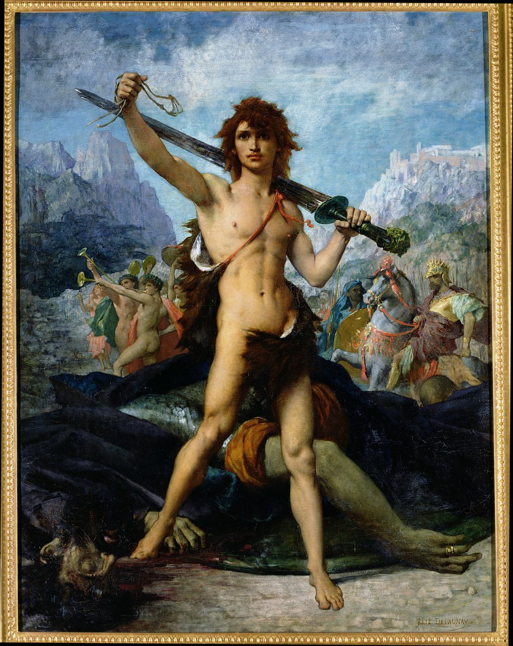 David Triumphant, 1874 tekijältä Jules Elie Delaunay