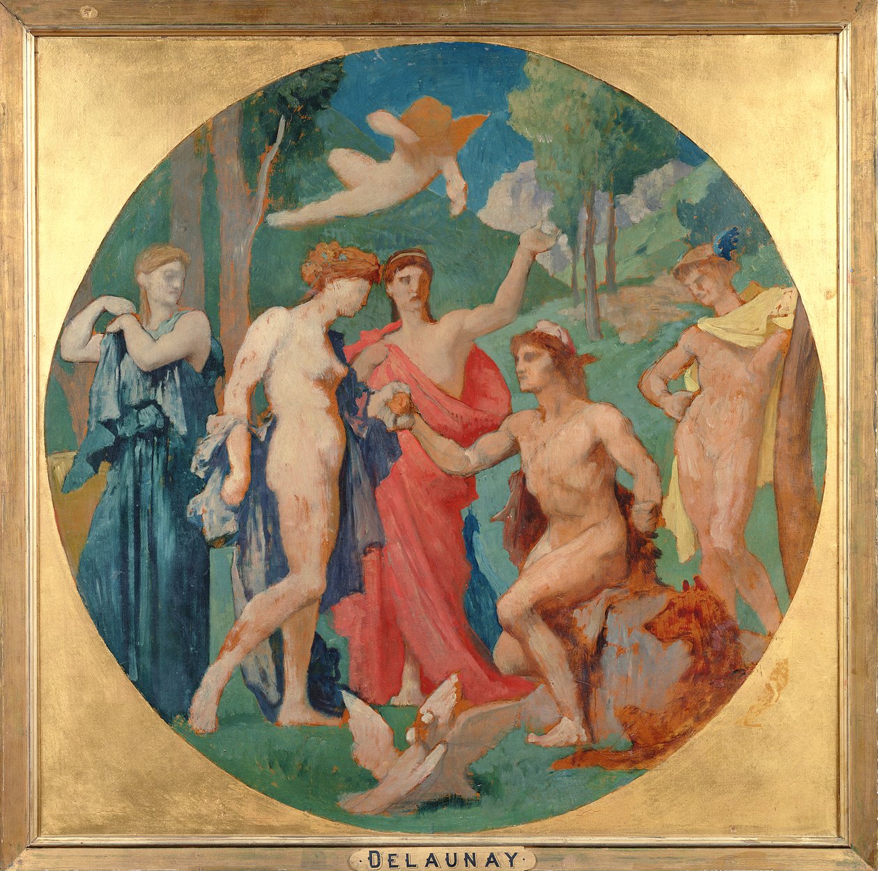 Pariisin tuomio tekijältä Jules Elie Delaunay