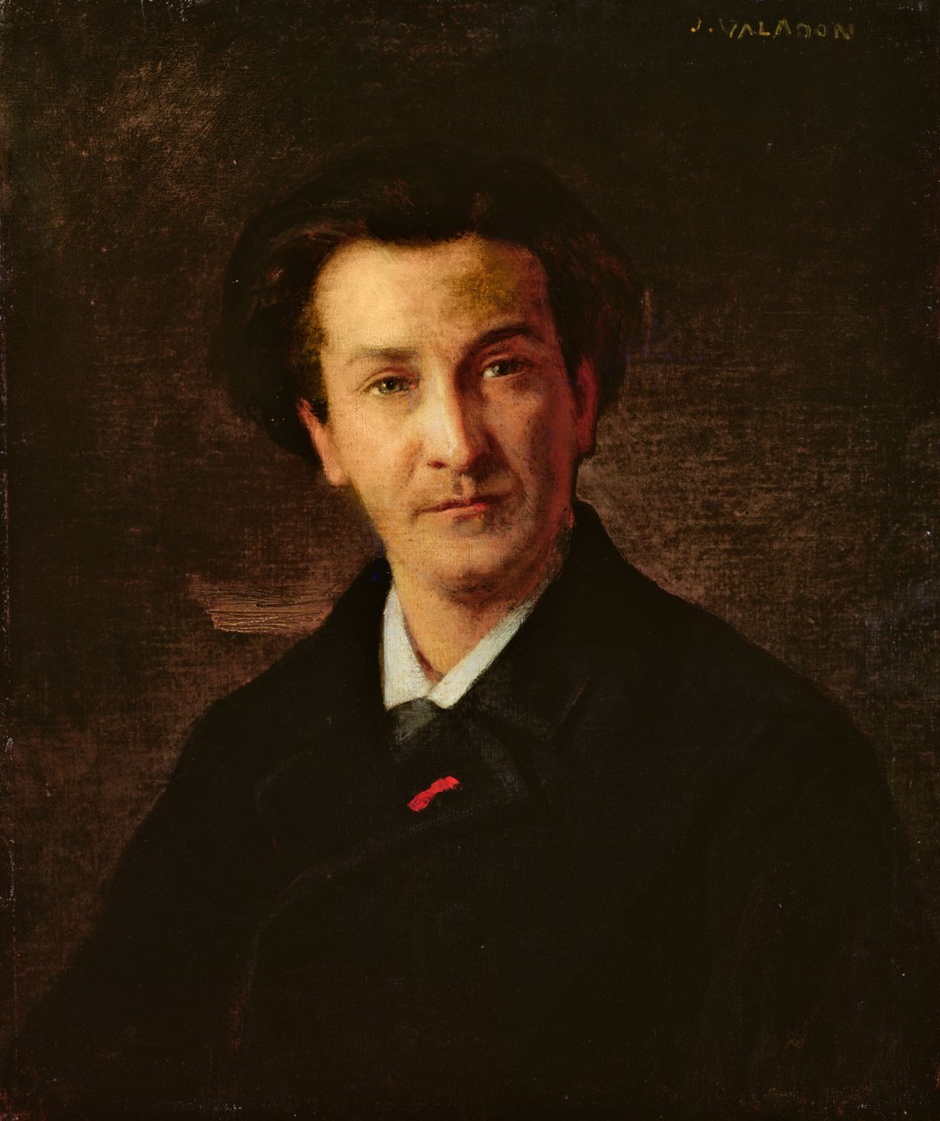 Francois Coppeen muotokuva (1842-1908) tekijältä Jules Emmanuel Valadon
