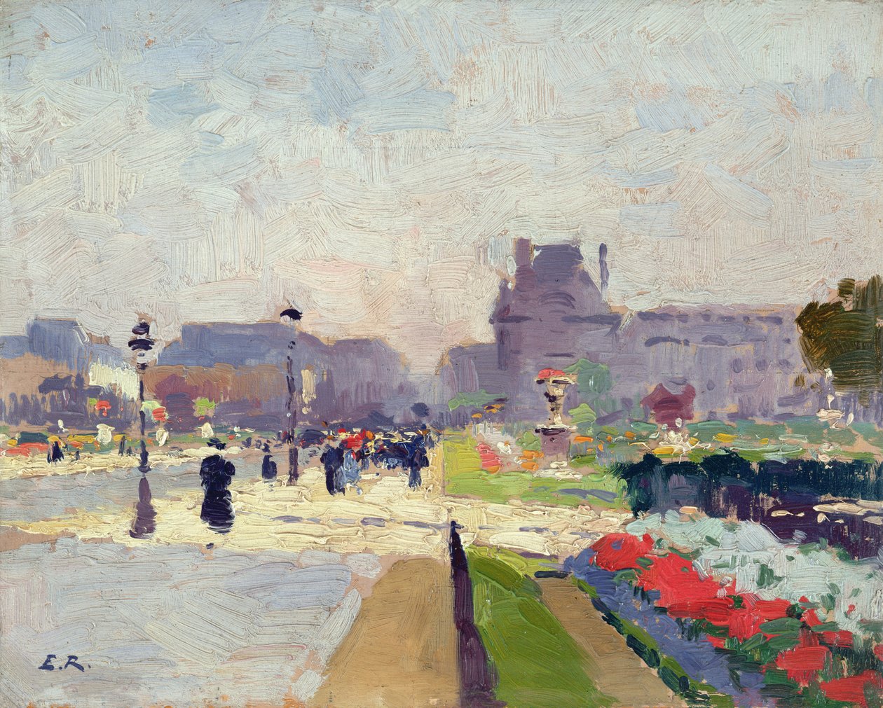 Avenue Paul Deroulede, Tuileries, Pariisi tekijältä Jules Ernest Renoux