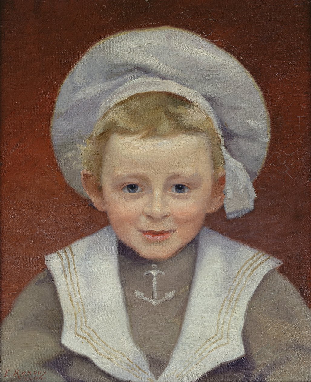 Muotokuva Marcelista merimiespuvussa, helmikuu 1901 tekijältä Jules Ernest Renoux