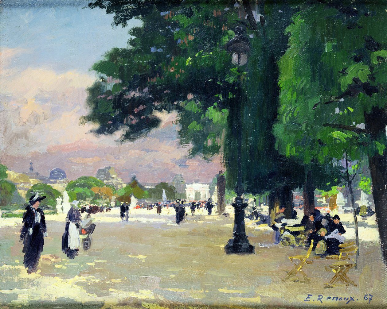 Tuileries tekijältä Jules Ernest Renoux