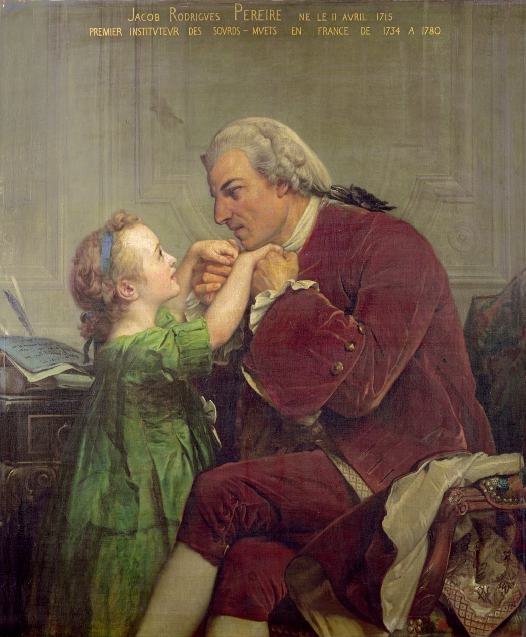 Jacob Rogrigues Pereire (1715-80) 1861 tekijältä Jules Eugene Lenepveu