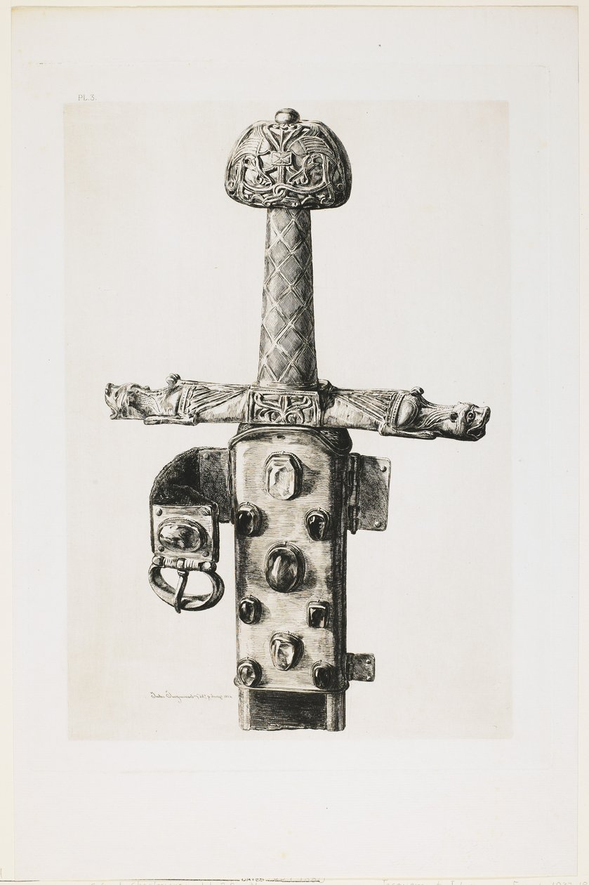 Kaarlen miekka, 1864 tekijältä Jules Ferdinand Jacquemart