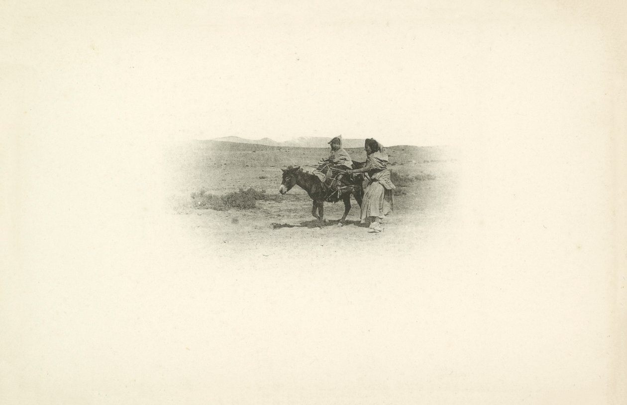 Yksi Jules Gervais-Courtellemontin Algerian näkymistä (s/w-kuva). tekijältä Jules (after) Gervais-Courtellemont