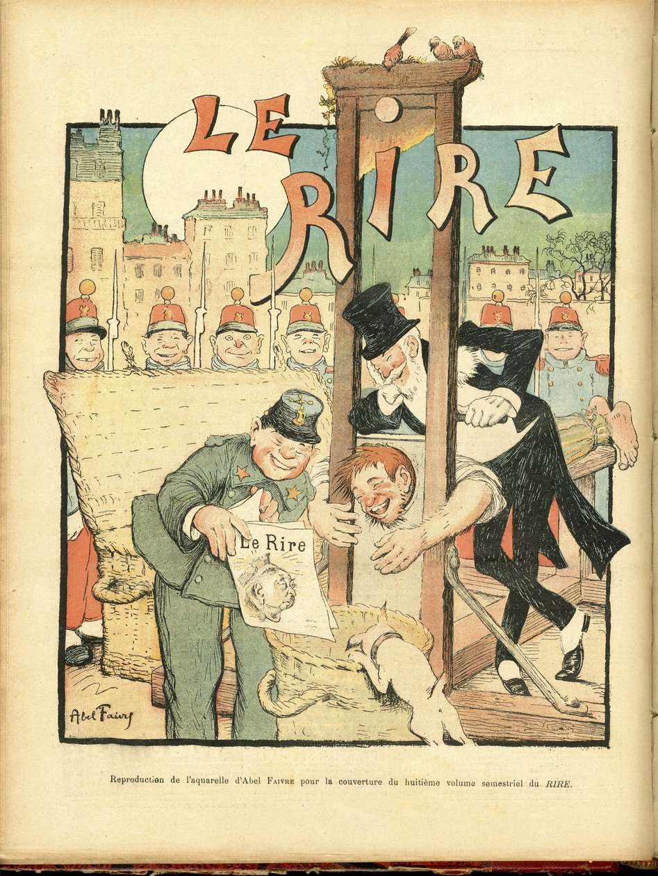 Kuvitus Abel Faivresta (1867-1945) Le Riren kanteen tekijältä Jules Abel Faivre