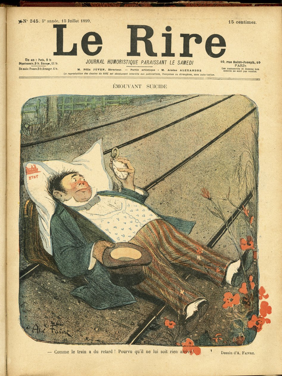 Kuvitus Abel Faivresta (1867-1945) Le Riren kanteen tekijältä Jules Abel Faivre
