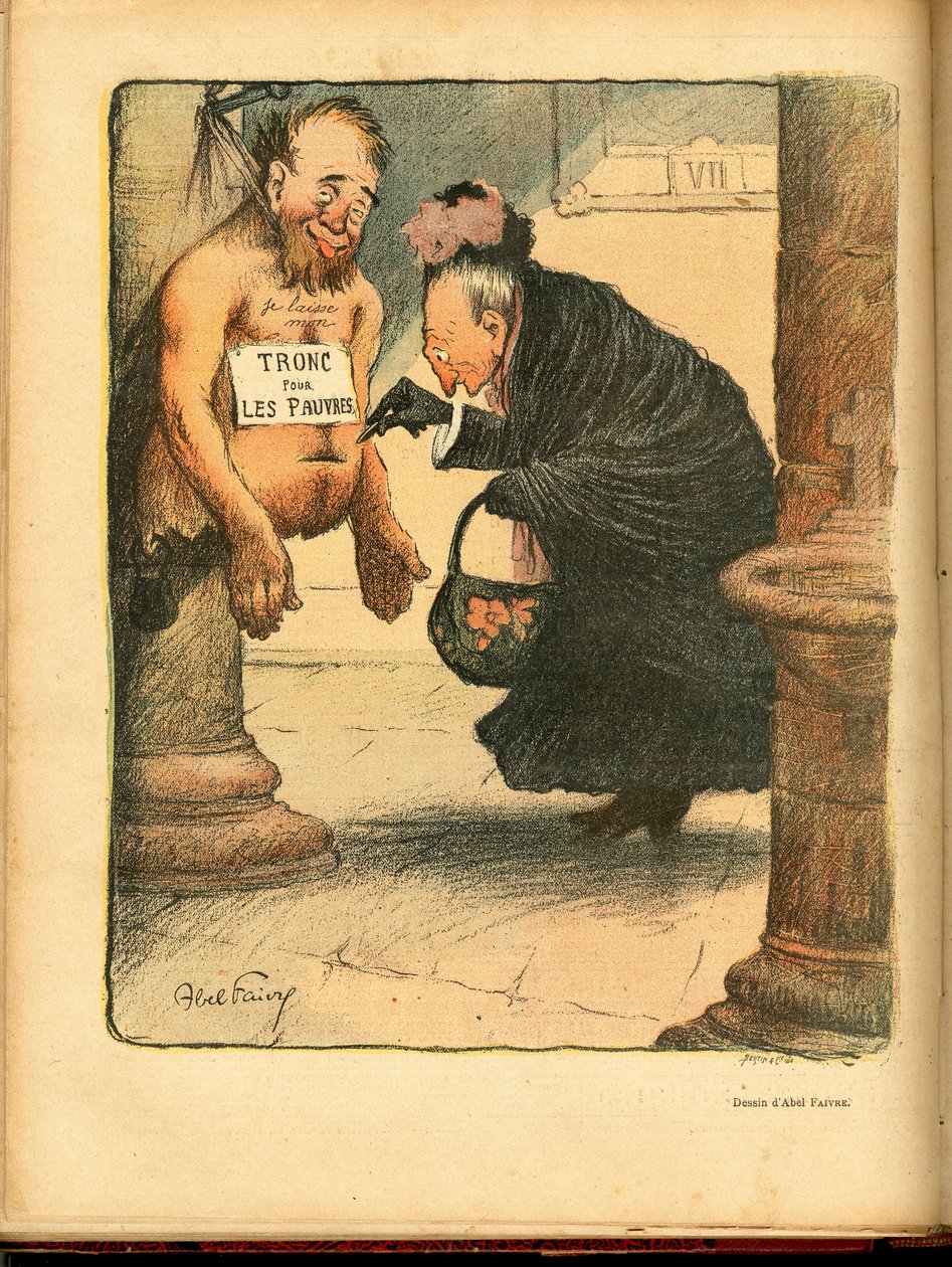 Nauru, numero 276, Satiirinen väreissä tekijältä Jules Abel Faivre