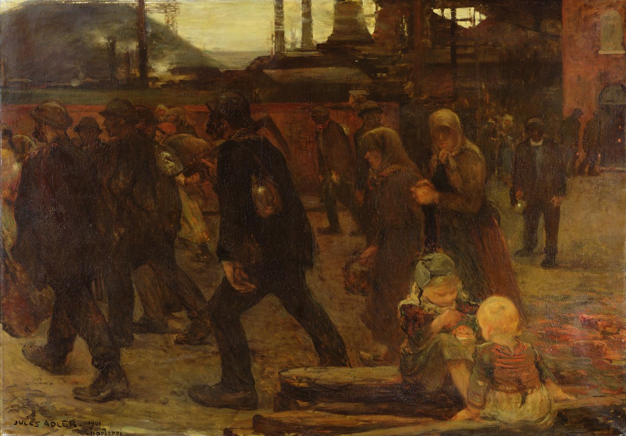 Kaivostyöläiset tekijältä Jules Adler