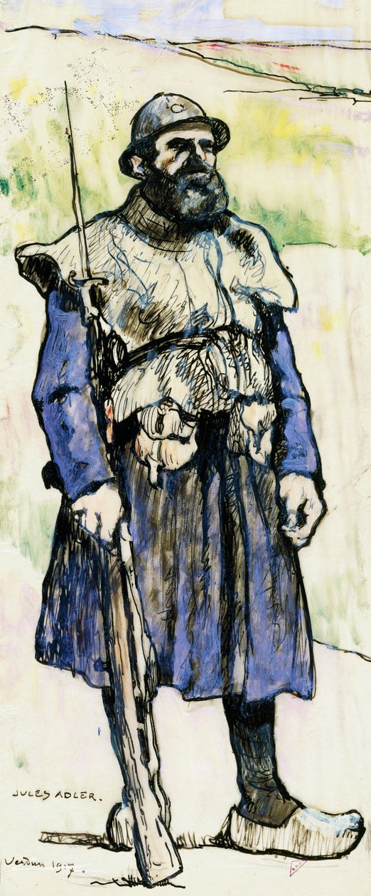 Soldado em Verdunfinlandês tekijältä Jules Adler