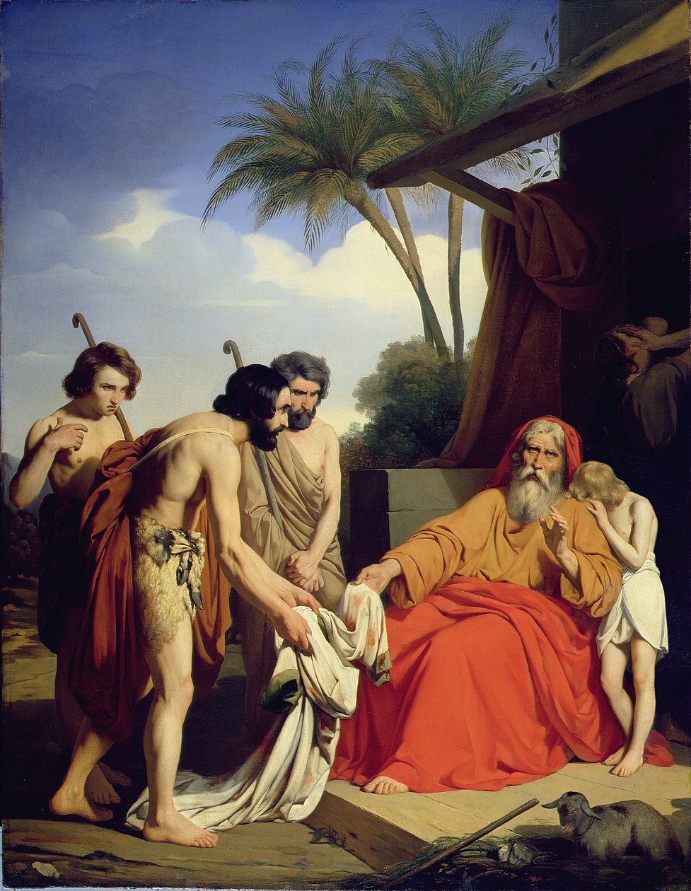Josephin takki tuotu takaisin Jacobille, 1841 tekijältä Jules Ambroise Francois Naudin