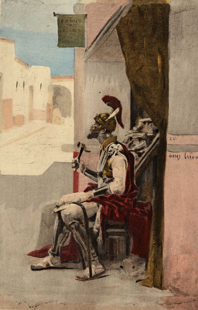 Romulus. Pantagruel. Kuvitus: Jules Garnier. Teoksessa "Rabelais ja Jules Garnierin teokset". tekijältä Jules Arsene Garnier