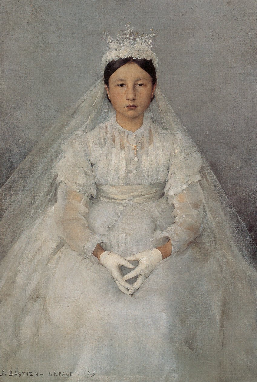 La Communiante tekijältä Jules Bastien Lepage
