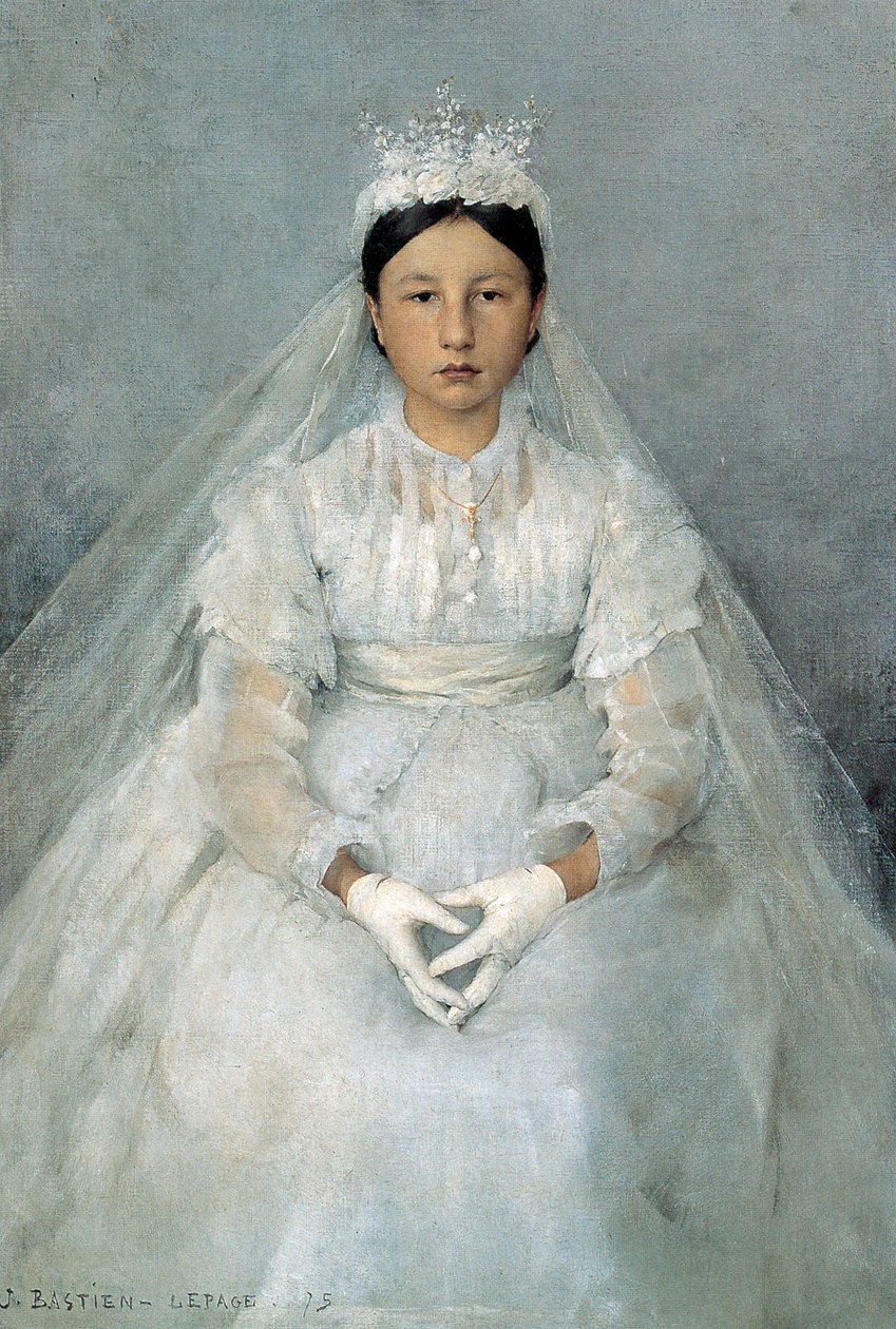 Kommunikaattori, 1875. tekijältä Jules Bastien Lepage