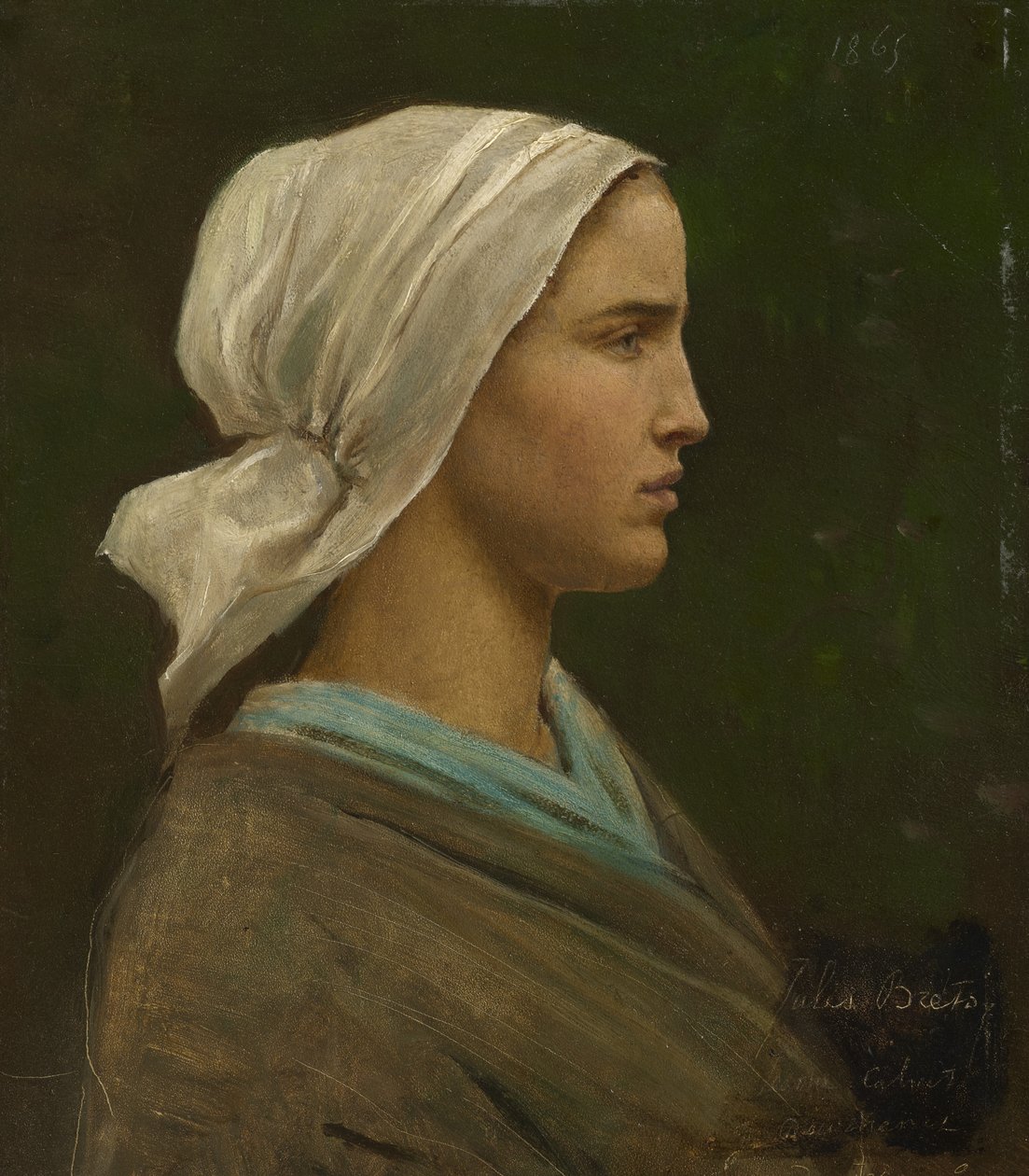 Jeanne Calvet, 1865 tekijältä Jules Breton