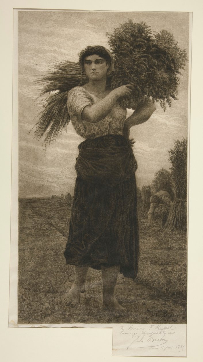 Talonpoikanainen tekijältä Jules Breton