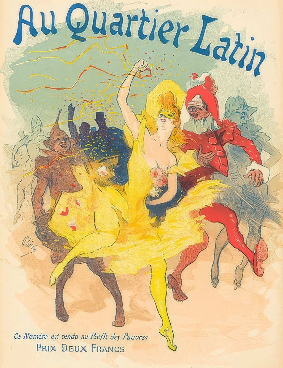 Latinalaisessa korttelissa. 1894 tekijältä Jules Cheret