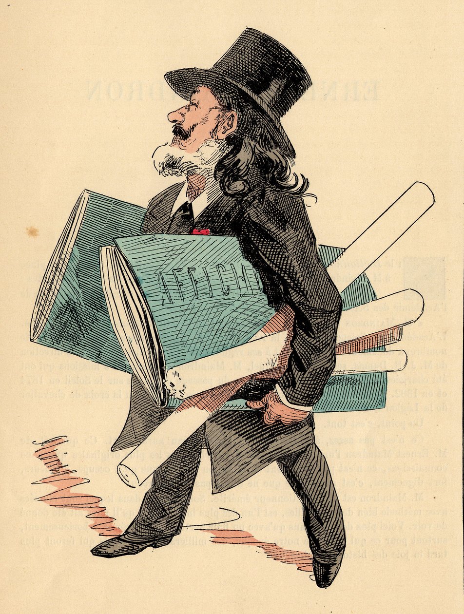Les Hommes Todayn kansi, numero 299 - Maindron Ernest (1838-1907) (kaiverrus) tekijältä Jules Cheret
