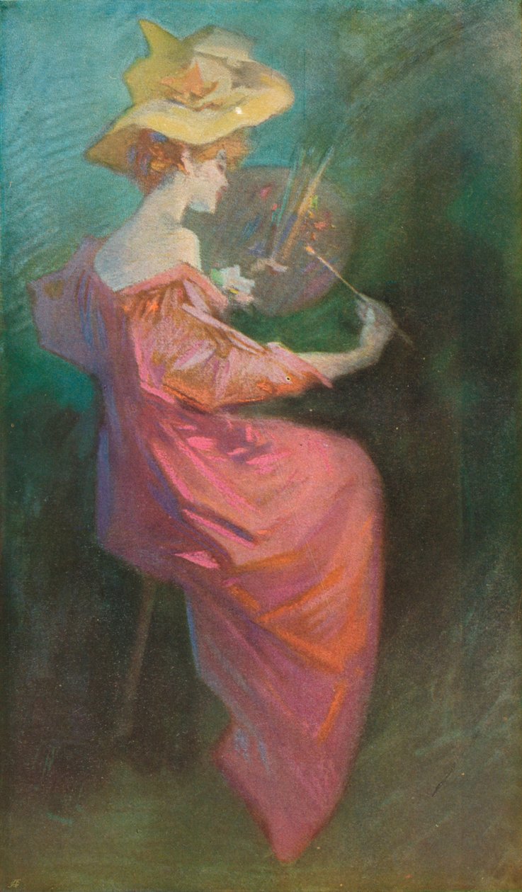 Maalaus, c1893 tekijältä Jules Cheret