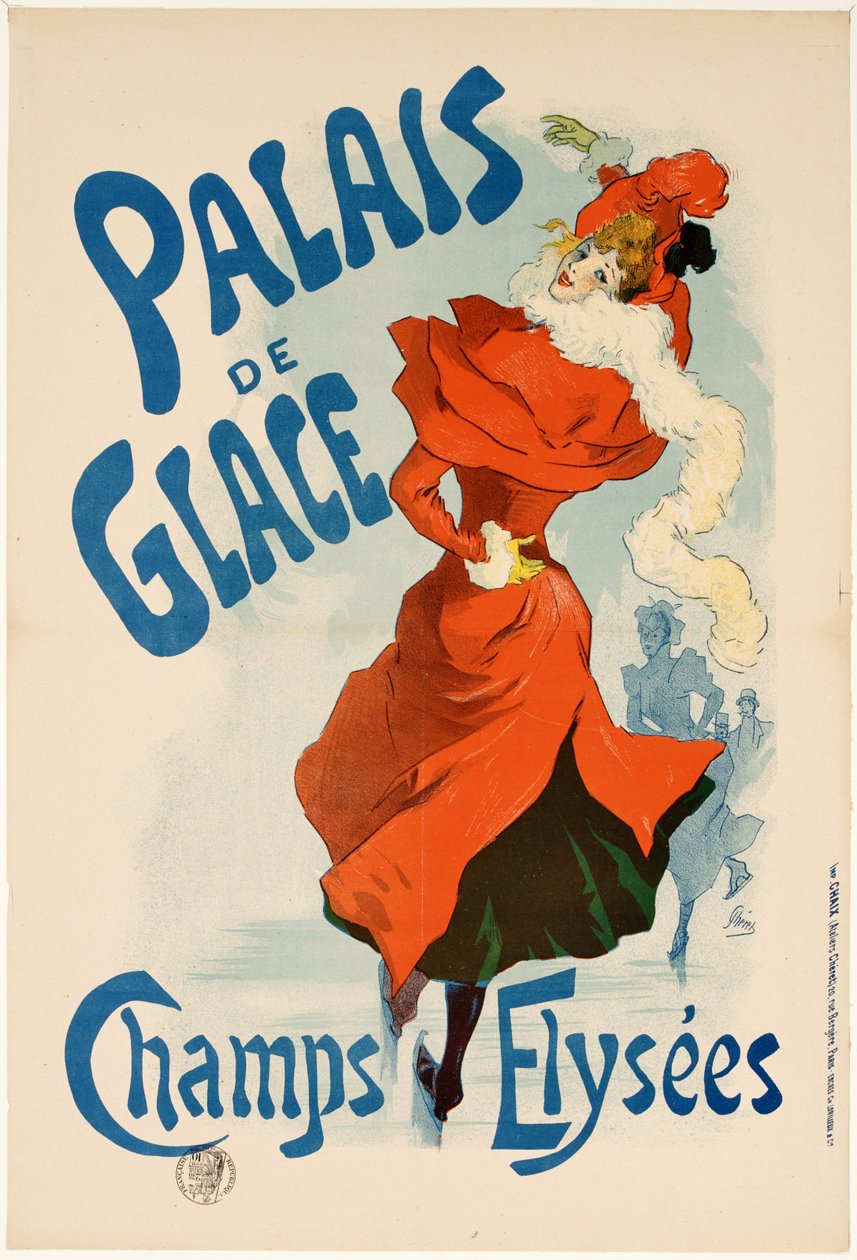 Palais de Glace Champs Elysées, Rückansicht tekijältä Jules Cheret