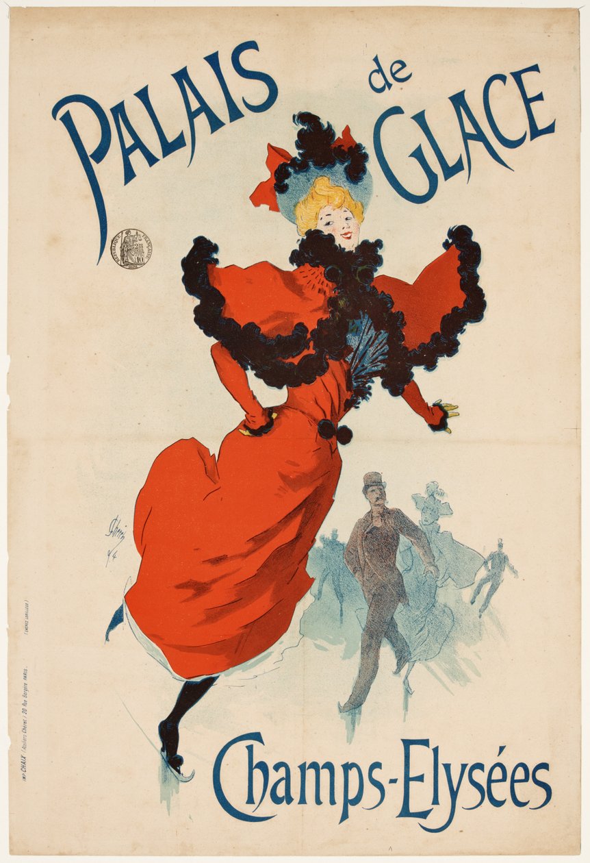 Palais de Glace Champs Elysées, Vorderansicht tekijältä Jules Cheret
