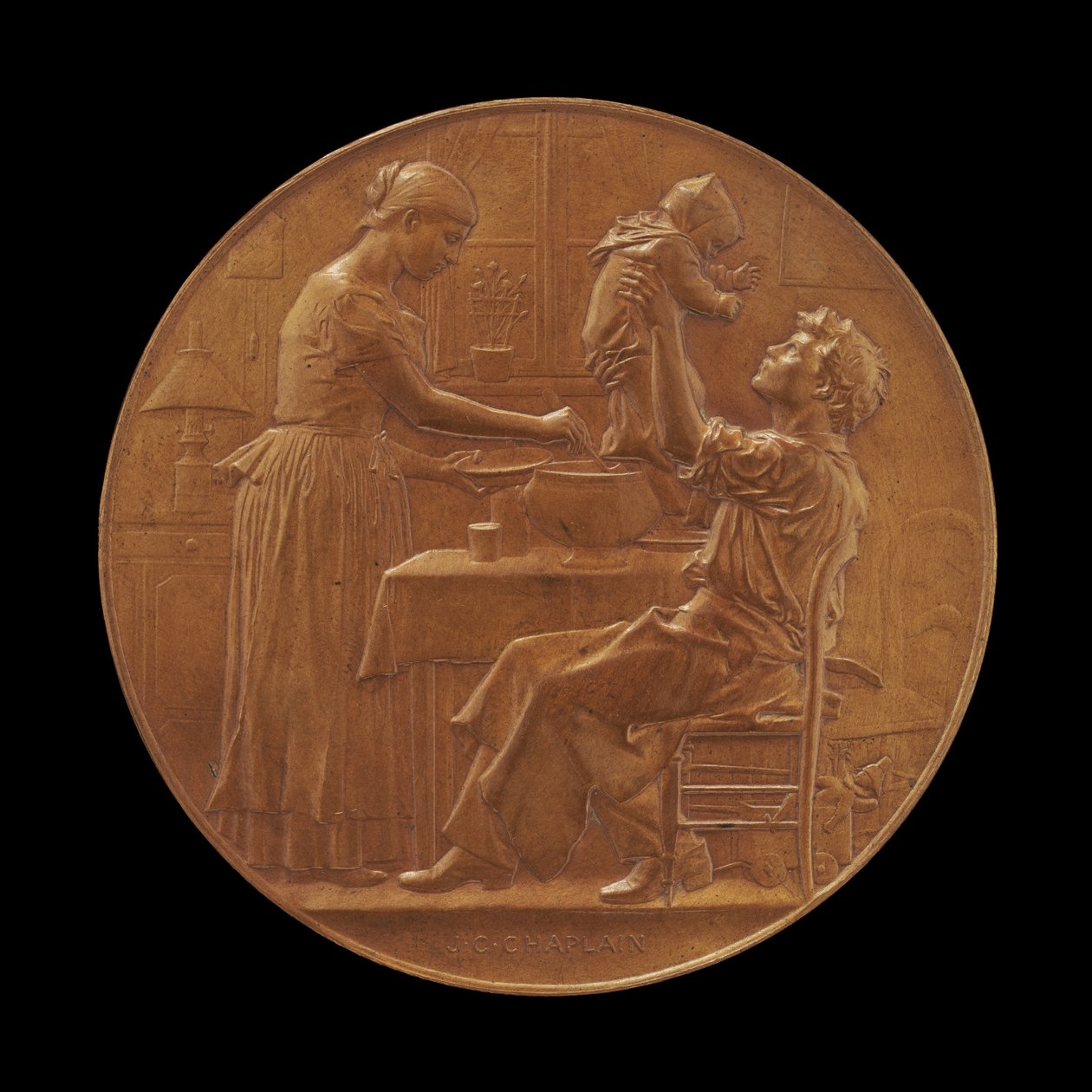Perhearvot [kääntöpuoli], 1891. tekijältä Jules Clement Chaplain
