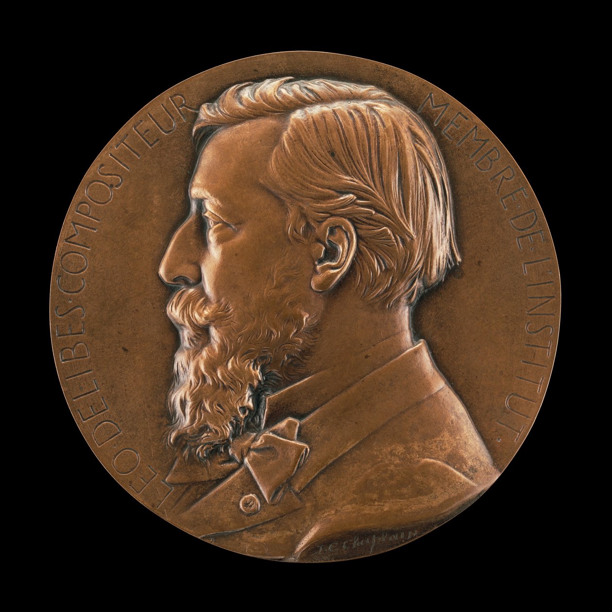 Leo Delibes, 1836-1891, säveltäjä, n. 1870. tekijältä Jules Clement Chaplain