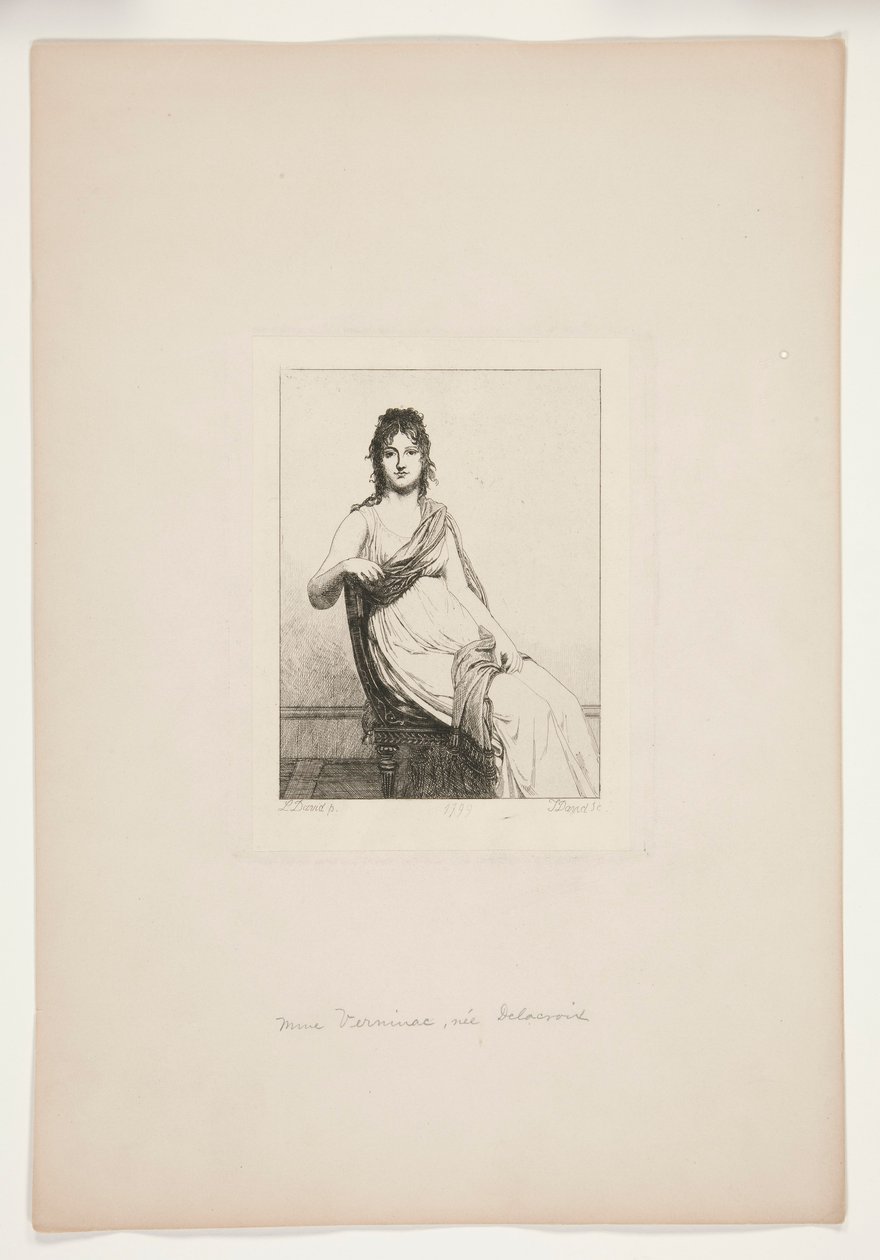 Rouva Verninac, n. Delacroix tekijältä Jules David